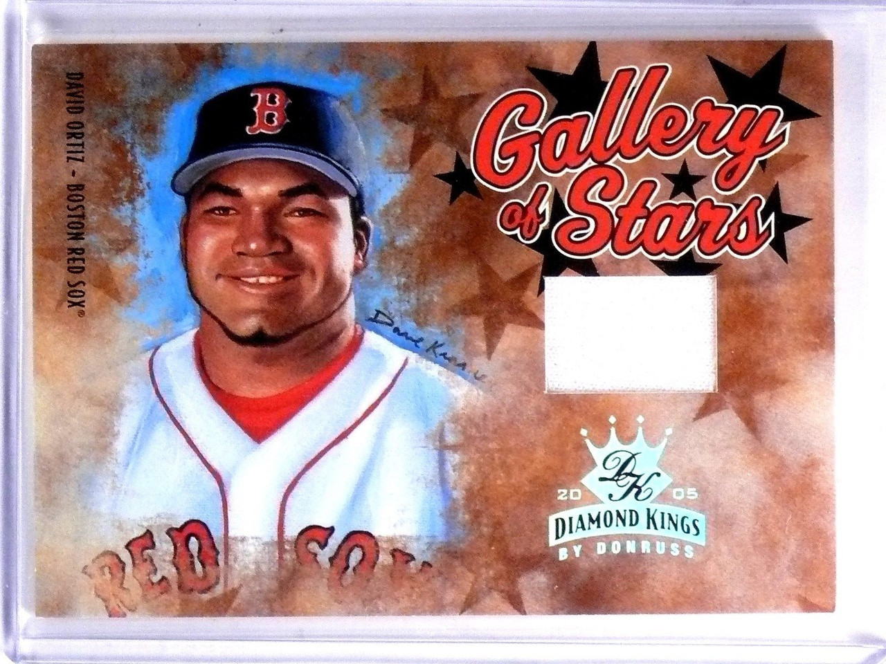 2005 Diamond Kings Gallery of Stars David Ortiz Jersey #D080/100 #GS10 -  Sportsnut Cards