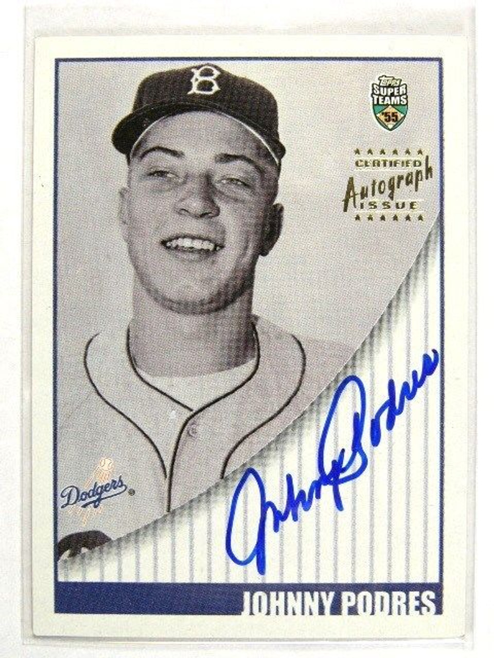 Johnny Podres Hand Signed 1969 Topps San Diego Padres Autograph at 's  Sports Collectibles Store