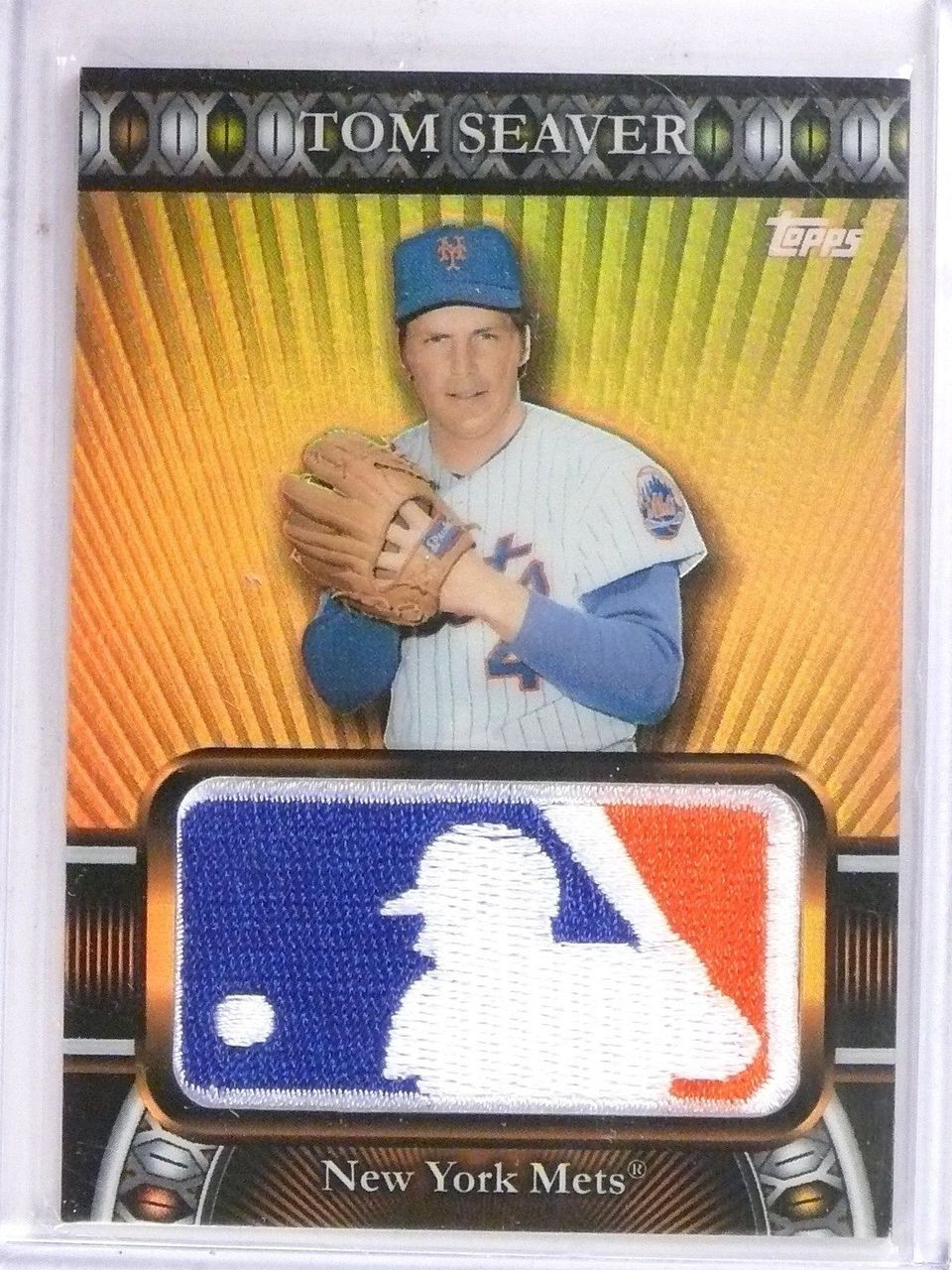 DELETE 12578 2010 Topps Manufactured MLB Logoman Patch Tom Seaver #D07/50  #LM81 *61438