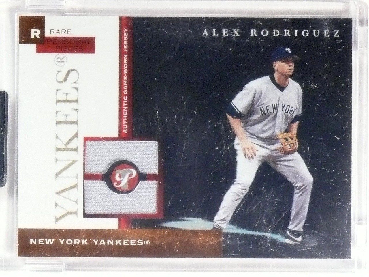 2005 Topps Heritage Clubhouse Collection Alex Rodriguez Bat #CCAR