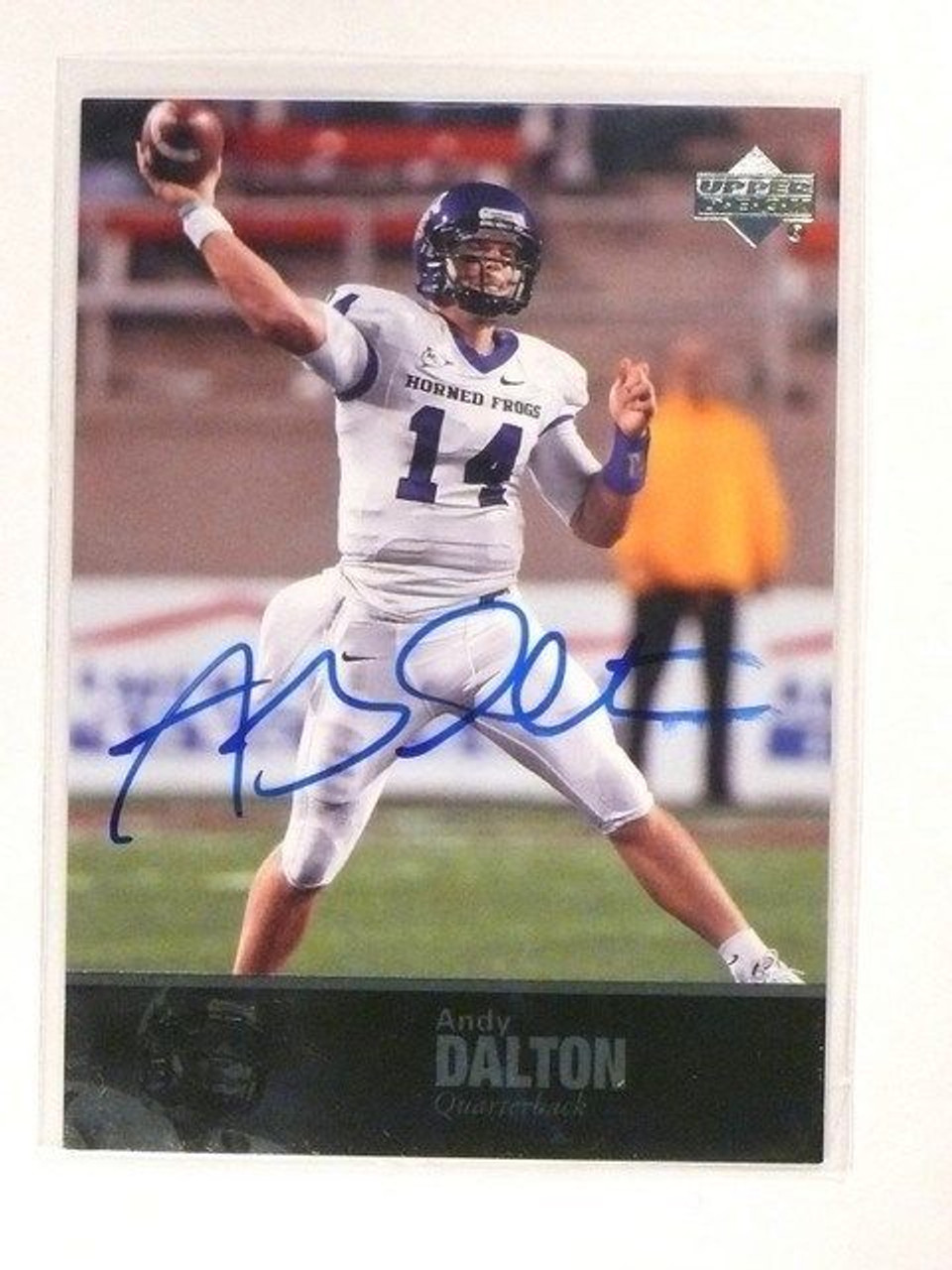 2011 Upper Deck college Legends Andy Dalton autograph auto rc rookie #97