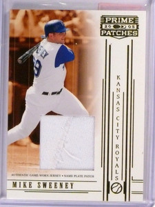 2005 Donruss Prime Patches Mike Sweeney Jersey Patch #D03/24 #39