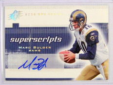 2005 SPX Superscripts Marc Bulger auto autograph #SS-MB