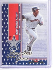 2002 Fleer Maximum Barry Bonds America's Game Pants #AG-BB