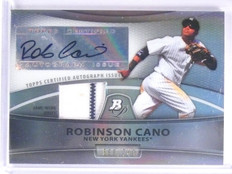 2010 Bowman Platinum Robinson Cano Jersey Autograph #D568/740 #PARRC *63960