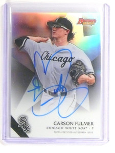 2015 Bowman's Best Refractor Carson Fulmer autograph auto rc rookie #B15-Cf