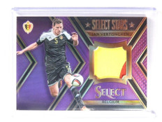 2015 Panini Select Soccer Select Stars Jan Vertonghen 2clr patch #D03/25