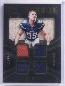 2016 Black Gold Prospecting Joey Bosa Rookie Jersey Ball #D157/249 #GQ22 *65550