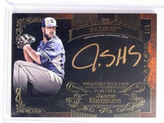 2015 Topps Five Star Golden Graphs James Shields Autograph auto #D1/5