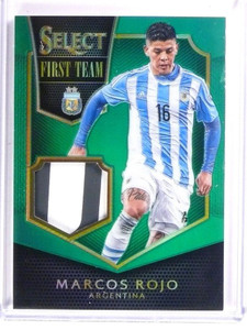 2015 Select Soccer Marcos Rojo Relic Patch Jersey green Argentina #D4/5