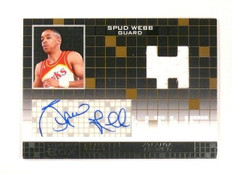 07-08 Topps Luxury Box Spud Webb autograph auto jersey #D04/15