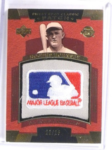 2004 UD Sweet Spot Classic Rogers Hornsby MLB Logo Patch #D22/25 #SSPRH
