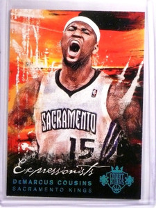 2014-15 Court Kings DeMarcus Cousins Expressionists Sapphire #D17/25 #9