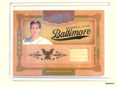 2008 Playoff Prime Cuts Brooks Robinson Bat #d32/60 #7