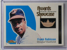 2001 Fleer Showcase Awards MVP Frank Robinson bat #D51/100