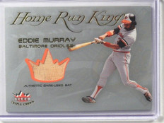 2002 Fleer Triple Crown Home Run Kings Eddie Murray bat 