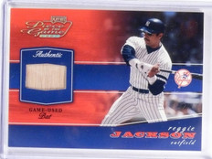 2002 Playoff Piece of the Game Gold Reggie Jackson Bat #D23/50 #POG70