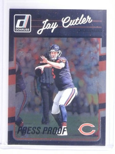 2016 Donruss Press Proof Black Jay Cutler #D02/10 #49 *64650