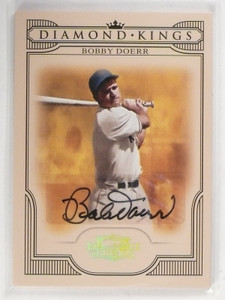 2008 Donruss Threads Diamond Kings Bobby Doerr Autograph #D082/250 #DK29