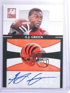 2011 Donruss Elite Team Logo A.J. Green rookie autograph auto rc #1 *68128