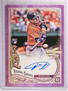 2017 Topps Gypsy Queen Pink Yulieski Gurriel autograph auto rc #D23/150 *69456