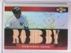 2011 Topps Triple Threads Robinson Cano bat #D34/36 #TTR-81 *69466