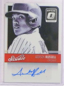 2016 Panini Optic Studio Addison Russell autograph auto #SSAD *69895