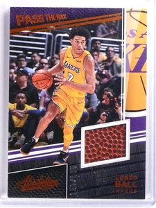 2017-18 Panini Absolute Pass The Rock Lonzo Ball rookie basketball #D/165 *70200