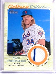 2017 Topps Heritage Clubhouse Collection Noah Syndergaard Jersey #CCRNS *70700