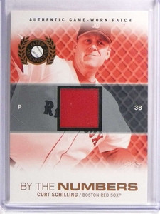 2005 Fleer Patchworks By the Numbers Curt Schilling Patch #D51/99 #BTNCS *70740