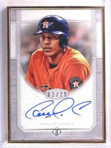 2017 Topps Transcendent Carlos Correa Autograph auto #D02/25 #TCACC *71309