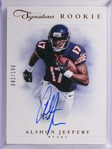 2012 Prime Signatures Alshon Jeffery autograph rc rookie #D02/199 #242 *71185