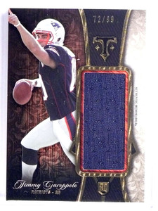 2014 Topps Triple Threads Jimmy Garoppolo Rookie Jersey #D72/99 #TTRJR29 *71392