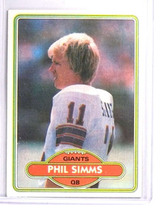 1980 Topps Phil Simms Rookie RC #225 EXMT *71458