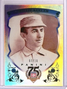 2014 Panini Hall of Fame Blue Frame Green Willie Keeler #D07/10 #12 *71712