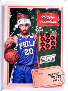 2017 Panini Black Friday Happy Holidays Markelle Fultz Santa Hat #HHMF *71525