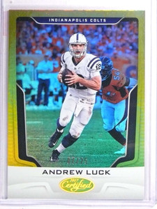 2017 Panini Certified Mirror Gold Andrew Luck #D07/25 #46 *71551