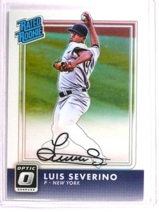 2016 Donruss Optic Luis Severino autograph auto rc rookie #D85/150 #RR-LS *72791