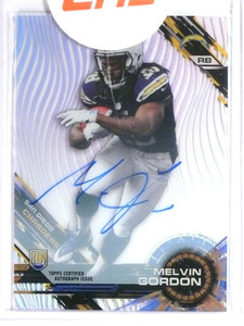 2015 Topps Tek Melvin Gordon autograph auto rc rookie #95 Chargers *73571