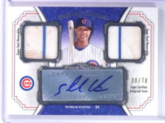 2012 Topps Museum Collection Starlin Castro Dual Jersey Autograph #D30/70 *74130