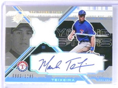 2003 UD SPx Young Stars Autograph Jersey Mark Teixeira #D0903/1295 #YSMT *74618