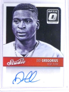 2016 Donruss Optic Studio Autograph Auto Didi Gregorius #20 Yankees *74639