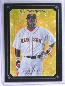 2007 UD Masterpieces Black Linen David Ortiz #D02/99 #14 Boston Red Sox *74829