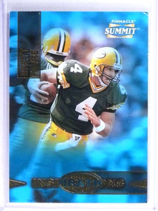 1996 Pinnacle Summit Inspirations Brett Favre #D0582/8000 #5 Packers *74788