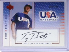 2004-05 USA Baseball National Team Autograph Troy Tulowitzki #D384/595 #42 *75237