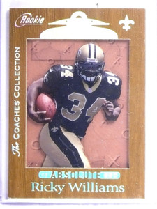 1999 Absolute Coaches Collection Ricky Williams Rookie #D037/500 #165 *62586