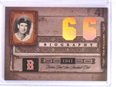 2005 Donruss Playoff Biography Ted Williams #66 *76247