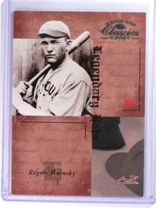 2004 Donruss Classics Legendary Hats Rogers Hornsby #D45/50 #LH-38 *76508