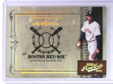 2004 Playoff Prime Cuts Century Gold Pedro Martinez #D19/25 #45 *76399