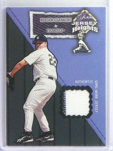 2002 Flair Jersey Heights Roger Clemens Jersey Yankees #6 SP *80257